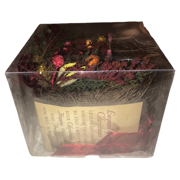 Legend of the Christmas Tree Bird Nest Christmas Decor Tradition Floral Ribbon - Picture 6 of 10